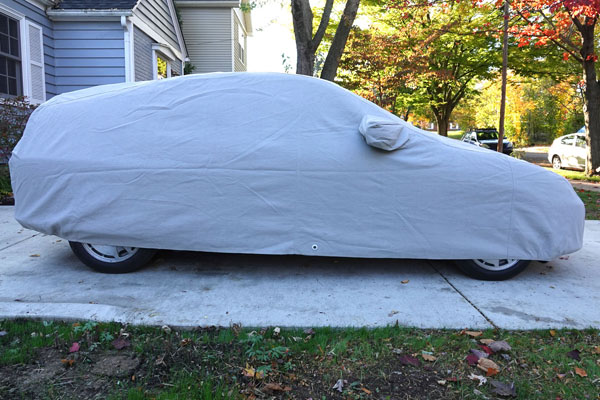 view of car cover